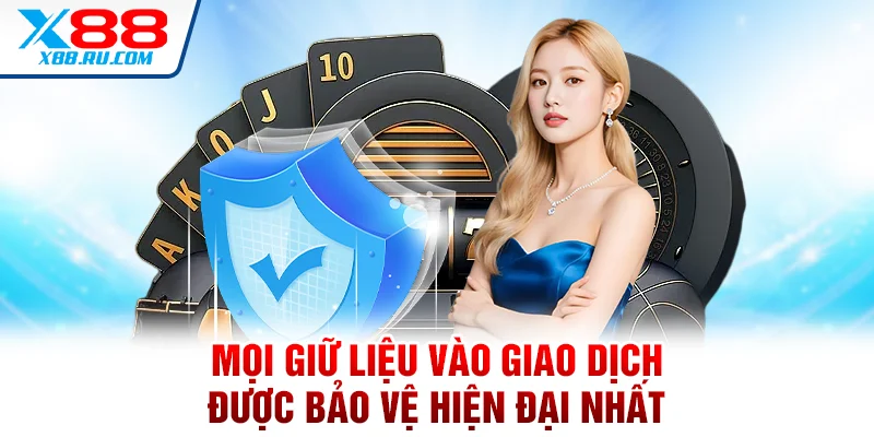 Mọi giữ liệu và giao dịch được bảo vệ hiện đại nhất