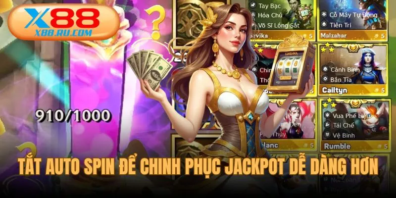 Tắt auto spin sẽ gần dễ dàng tiến đến gần kho báu