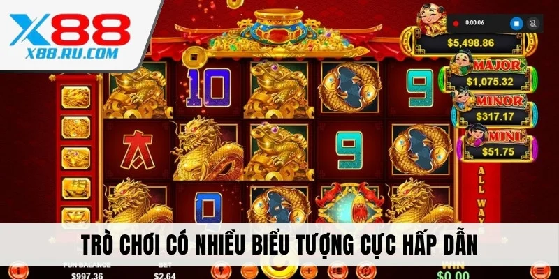 Trò chơi có nhiều biểu tượng cực hấp dẫn